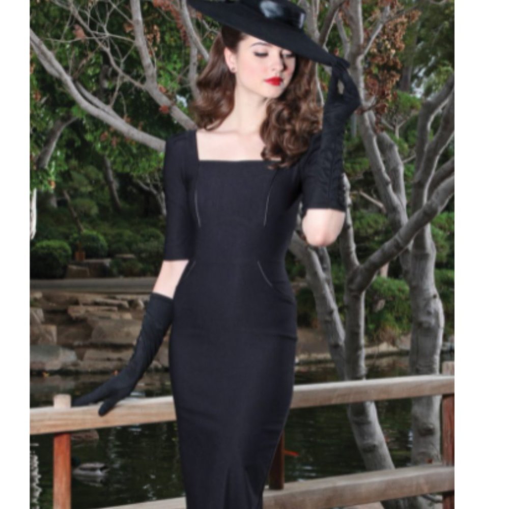 RARE STOP STARING AUGUSTINE 40'S PENCIL DRESS S